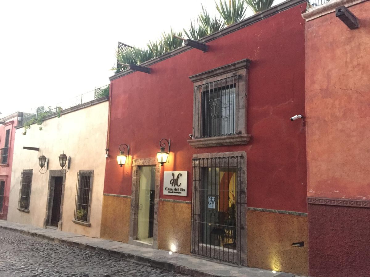 Casa Del Tio Hotel Boutique San Miguel de Allende Ngoại thất bức ảnh Restaurant AC
